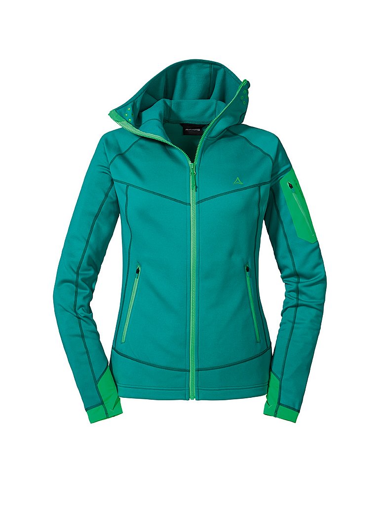SCHÖFFEL Damen Fleecejacke Bieltal Hoody grün | 34