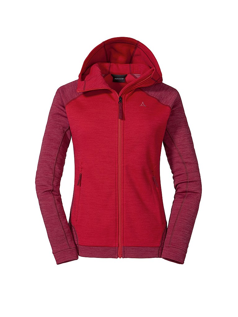 SCHÖFFEL Damen Fleecejacke Cambrai Hoody rot | 36