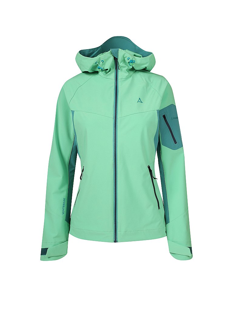 SCHÖFFEL Damen Softshelljacke Penia Hoody grün | 36