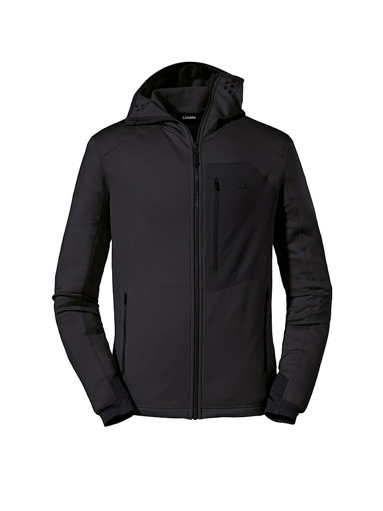 SCHÖFFEL Herren Fleecejacke Bieltal Hoody schwarz | 46