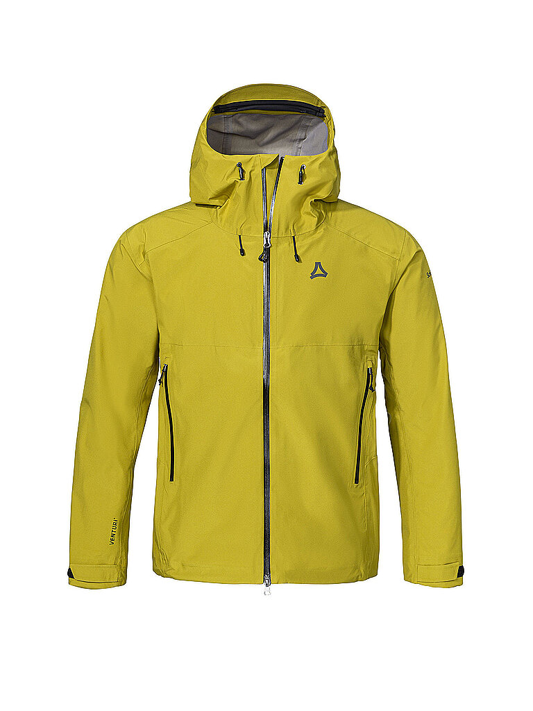 Schöffel Herren Wanderjacke Style Cascata Venturi 3L Hoodie gold