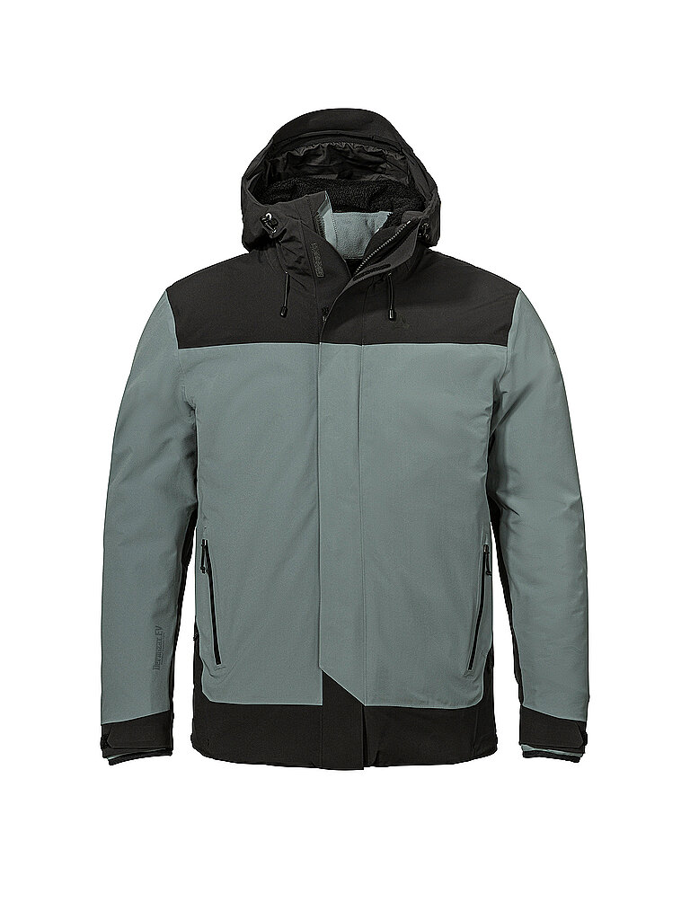 Schöffel Herren Wanderjacke Style Refoca Dermiz 3in1 Hoodie grau
