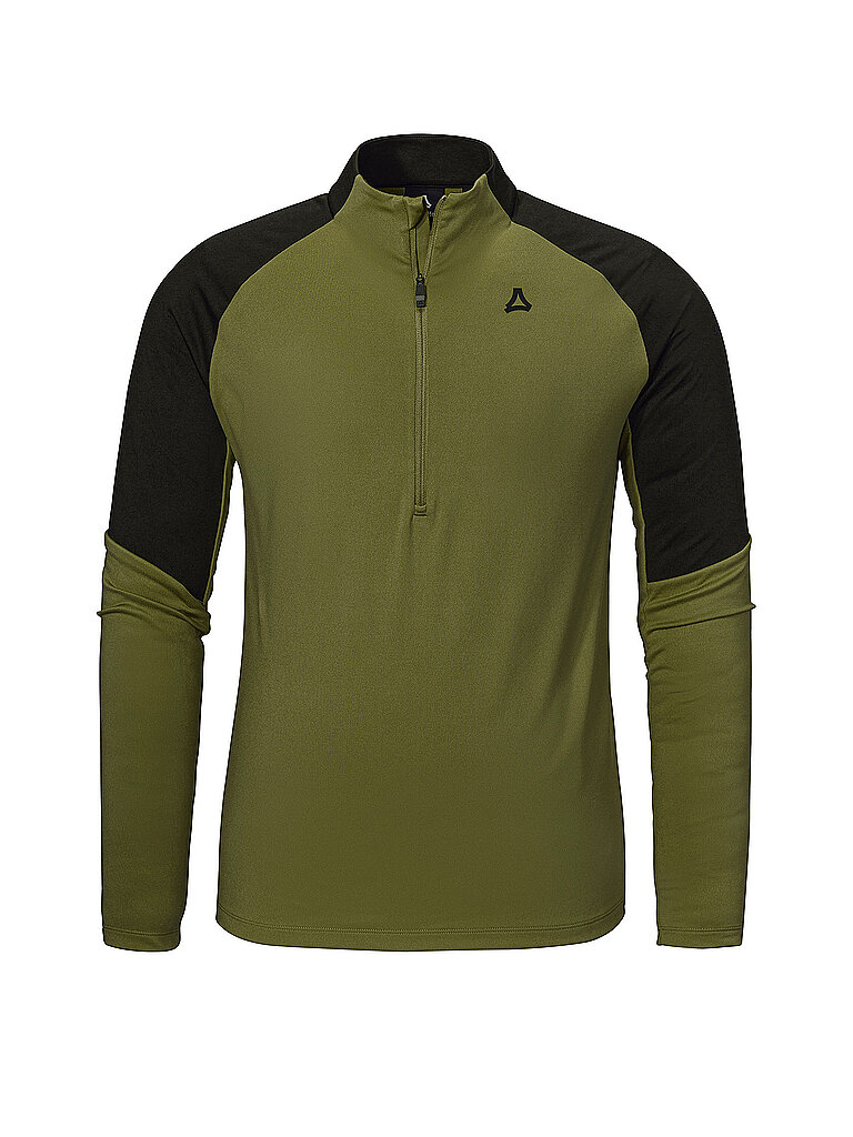 Schöffel Herren Unterzieh Zipshirt Style Safoon olive