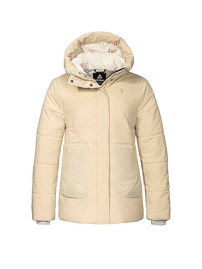 Schöffel Damen Winterjacke Style Purga Urban Venturi Hoodie creme