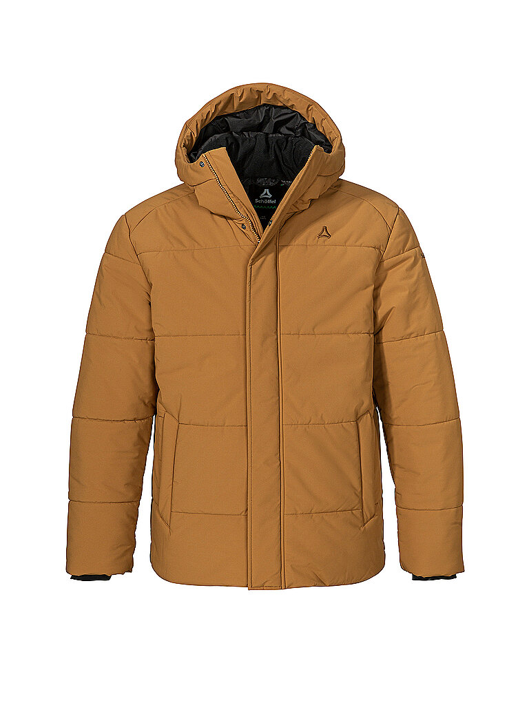 Schöffel Herren Winterparka Style Purga Venturi Hoodie senf