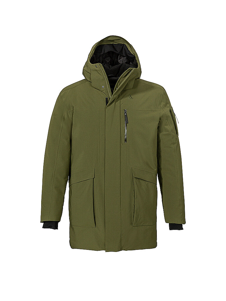 Schöffel Herren Winterparka Optimea Hoodie olive
