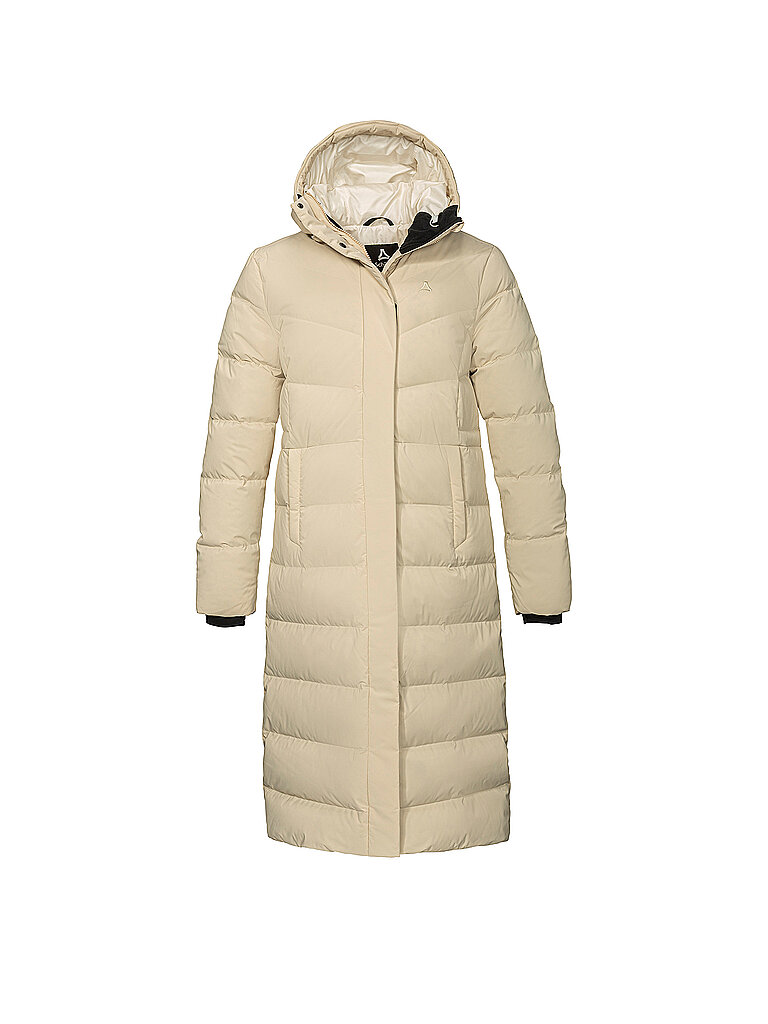Schöffel Damen Wintermantel Vindave Down Hoodie creme