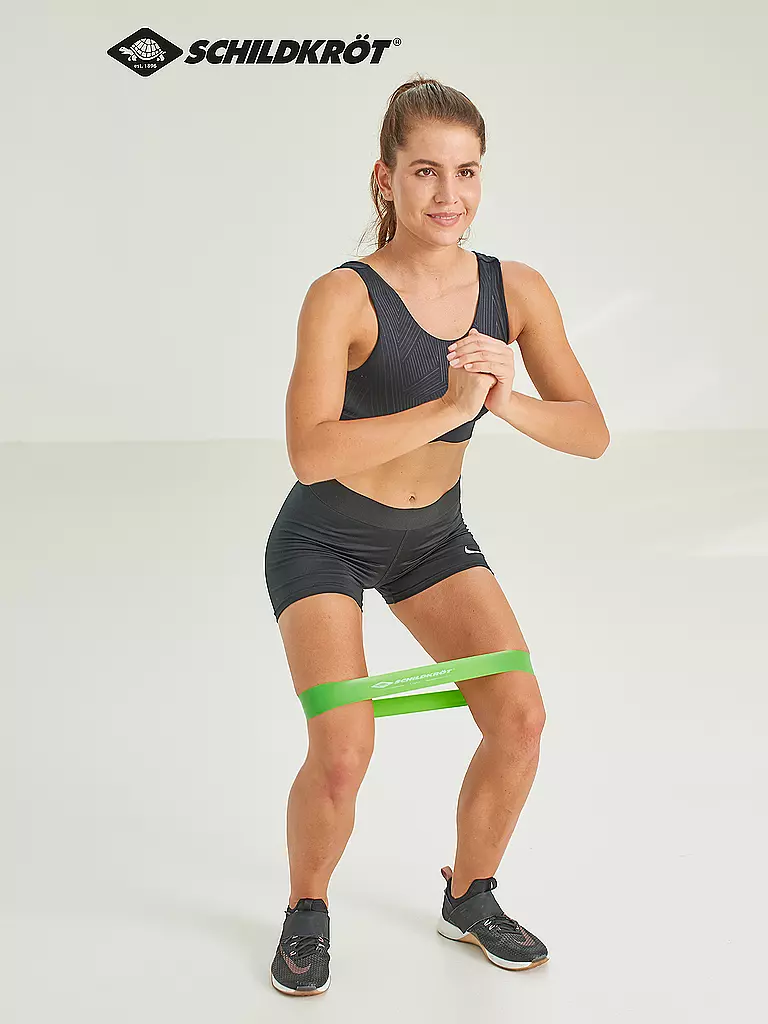 SCHILDKRÖT |  Resistance Bands, 5er Set mit verschiedenen Härtegraden, inkl. Tragetasche  | bunt