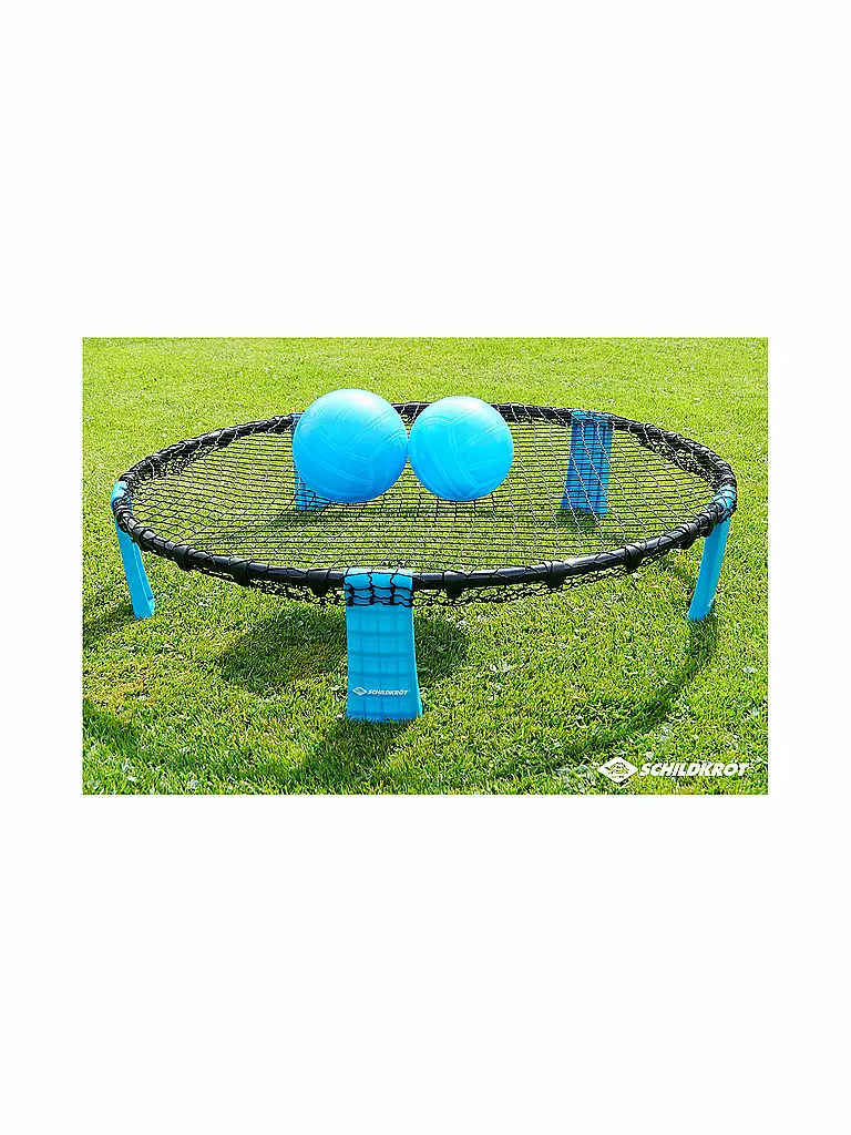 SCHILDKRÖT |  Roundnet Set, in Tragetasche und Anleitung | blau