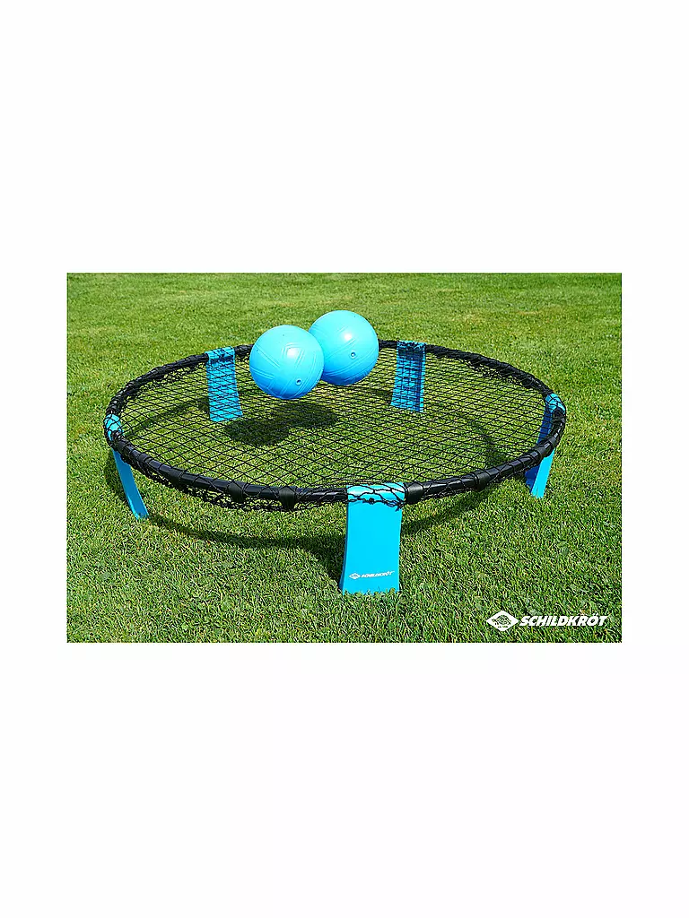 SCHILDKRÖT |  Roundnet Set, in Tragetasche und Anleitung | blau
