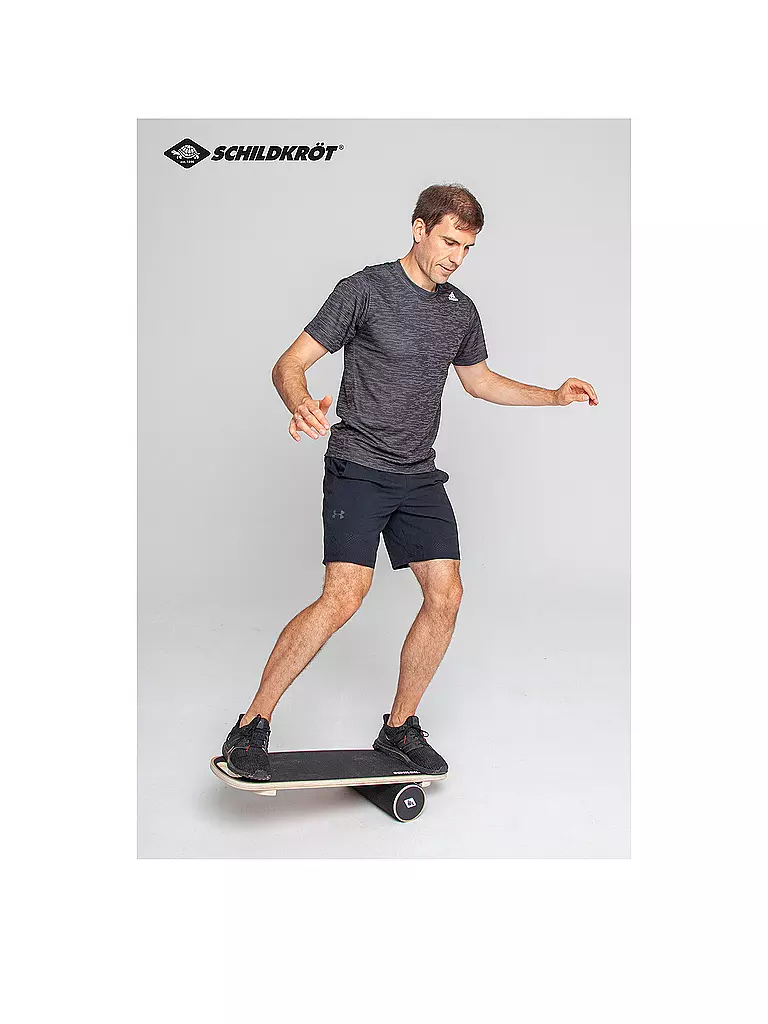 SCHILDKRÖT |  Wooden Balance Board  | schwarz