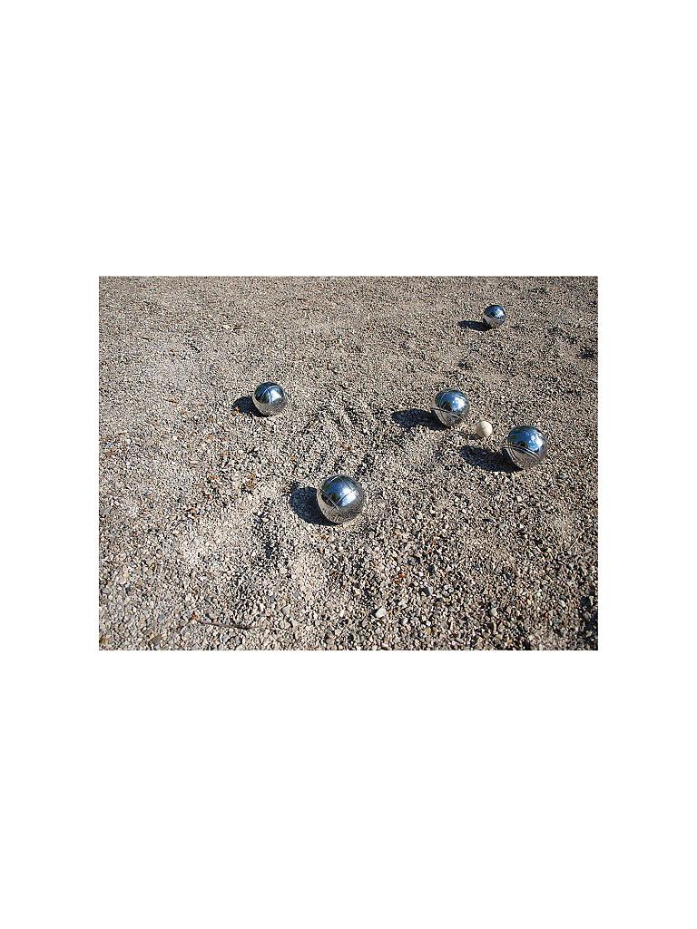 SCHILDKRÖT Boccia Set Stahl silber | Gartenspielgeräte