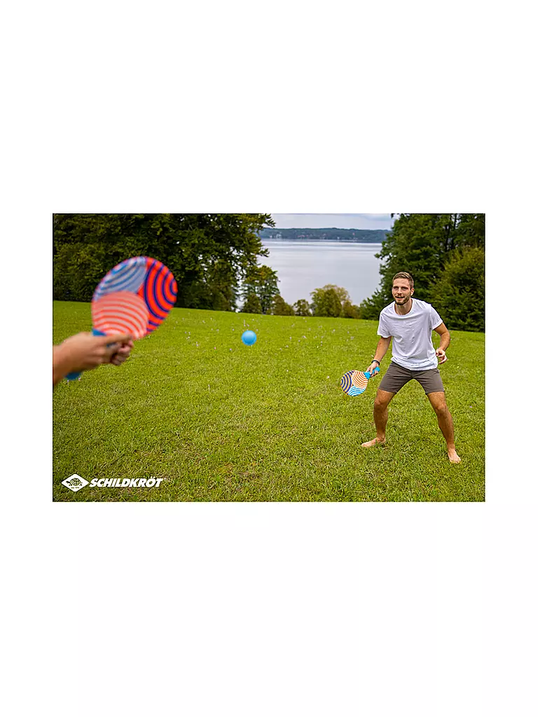 SCHILDKRÖT | Neopren Beachball Set Ocean | blau