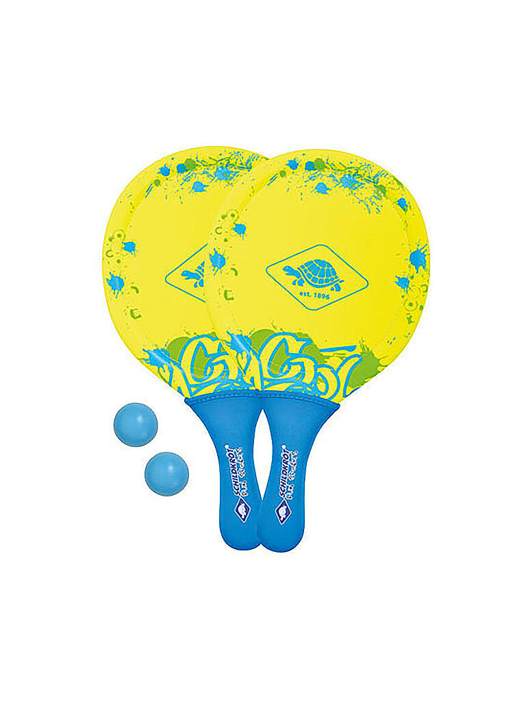 SCHILDKRÖT | Neopren Beachball Set | gelb