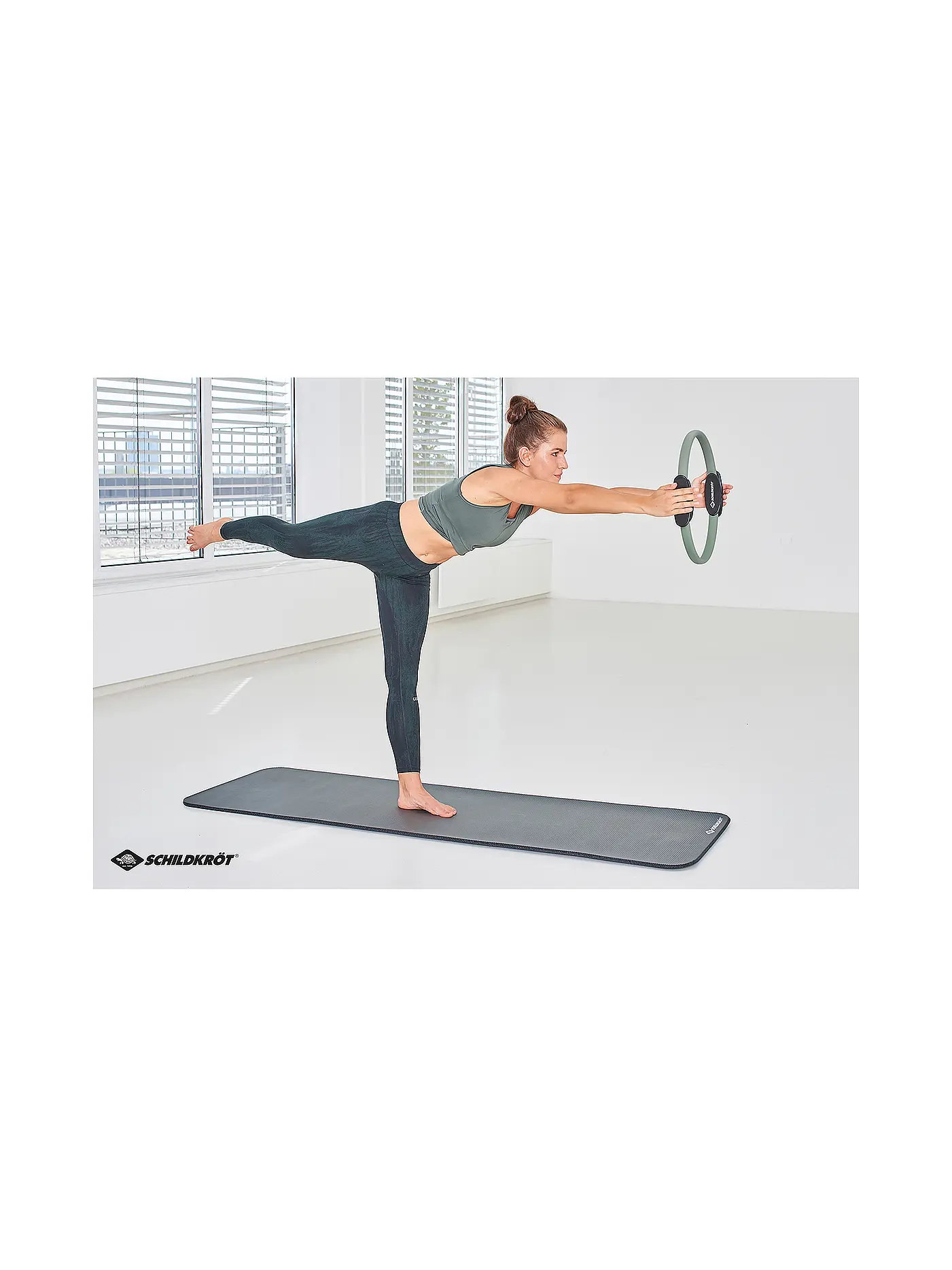 SCHILDKRÖT | Pilates Ring | grau