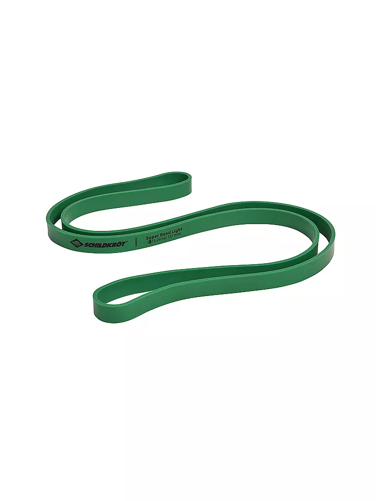 SCHILDKRÖT | Super Band Light, Premium Widerstandsbänder mit 12-20kg Widerstand, 21mm Breite | dunkelgrün