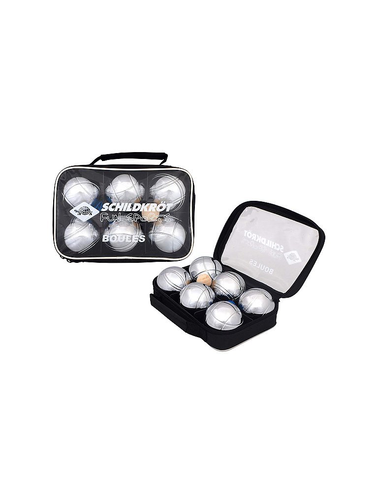 SCHILDKRÖT Boccia Set Stahl silber