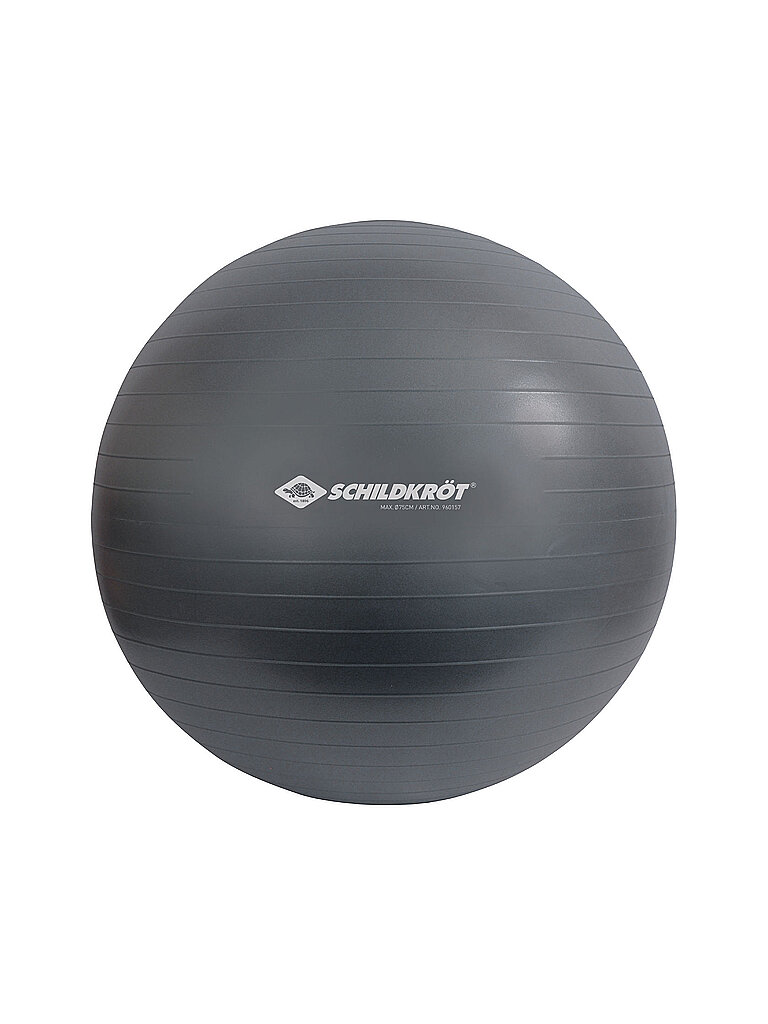 SCHILDKRÖT Gymnastikball 75cm grau