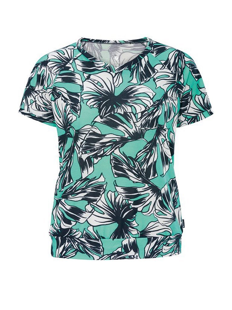 SCHNEIDER SPORTSWEAR Damen T-Shirt Patsy Flower türkis | 38