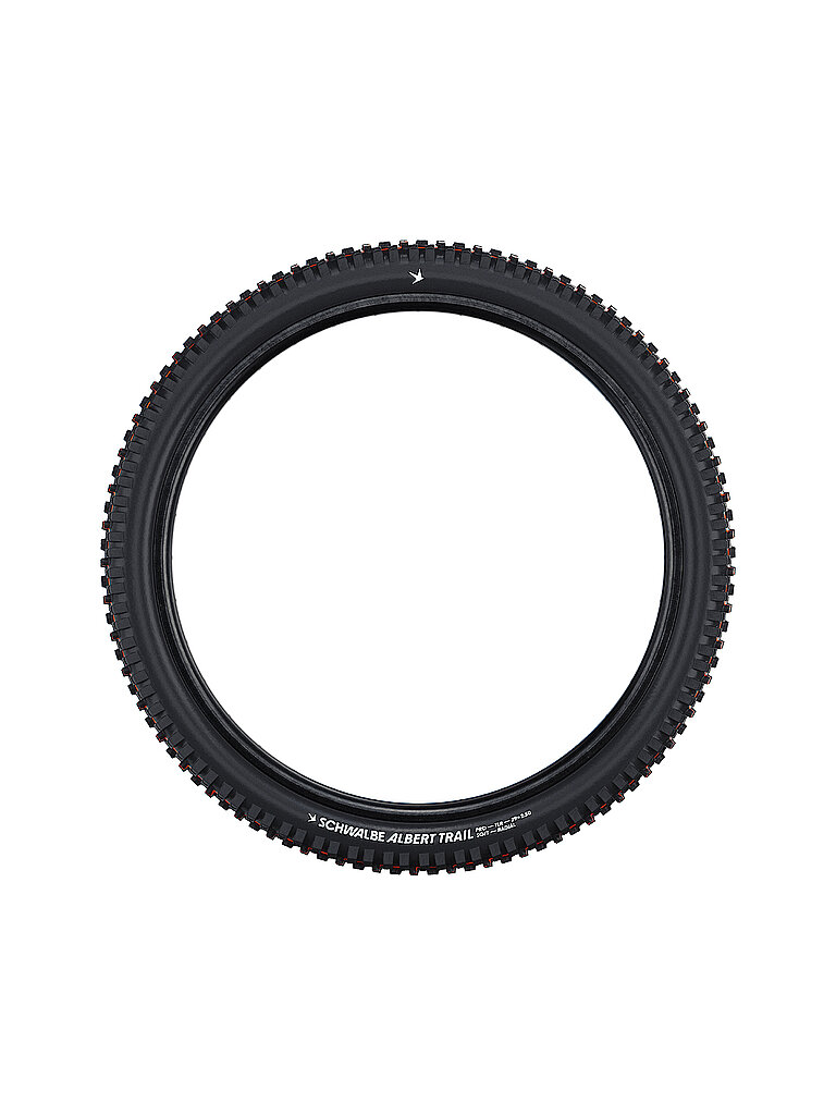 SCHWALBE Fahrradreifen Albert Pro Radial 63-622 Trail Soft schwarz