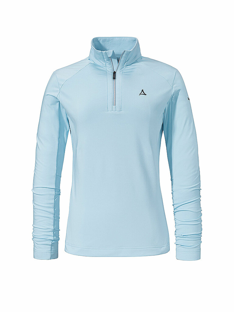 SCHÖFFEL Damen Unterzieh Zipshirt Fiss L hellblau | 46