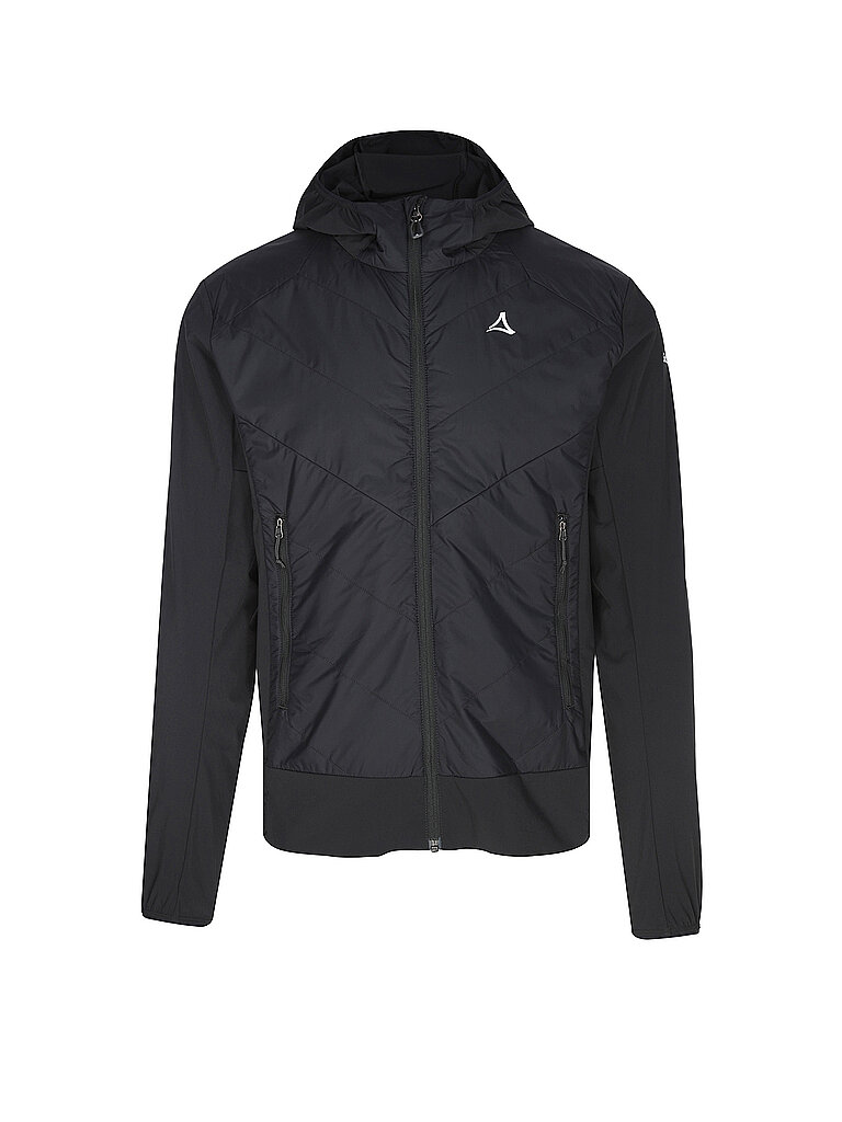 SCHÖFFEL Herren Hybridjacke Blaueis Hoodie schwarz | 50