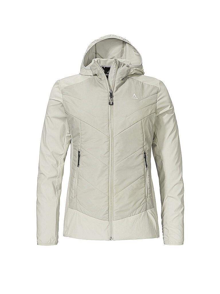 SCHÖFFEL Damen Hybridjacke Style Blaueis Hoodie creme | 36