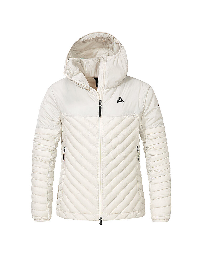 SCHÖFFEL Damen Isojacke Cascata Down Hoodie weiss | 34