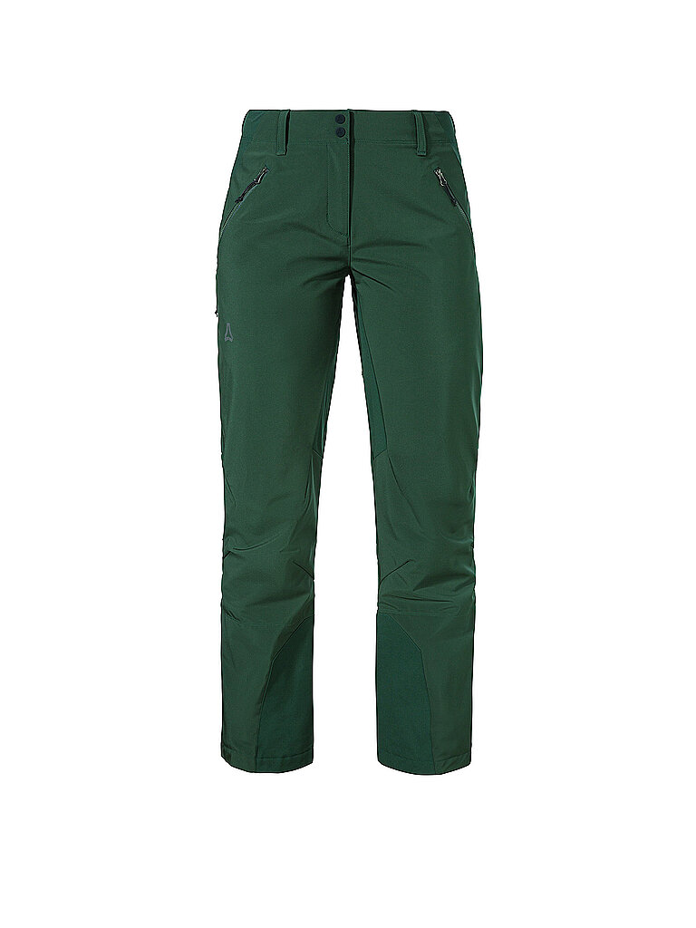 SCHÖFFEL Damen Touren Softshellhose Milagle dunkelgrün | 34