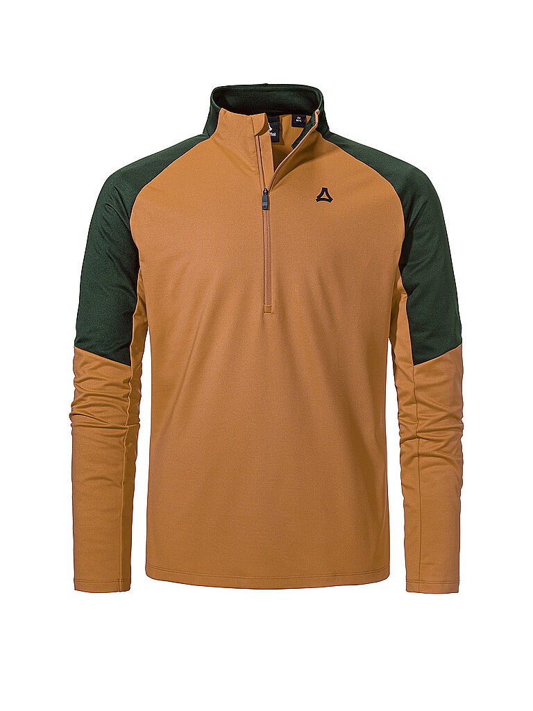 SCHÖFFEL Herren Unterzieh Zipshirt Style Safoon senf | 52