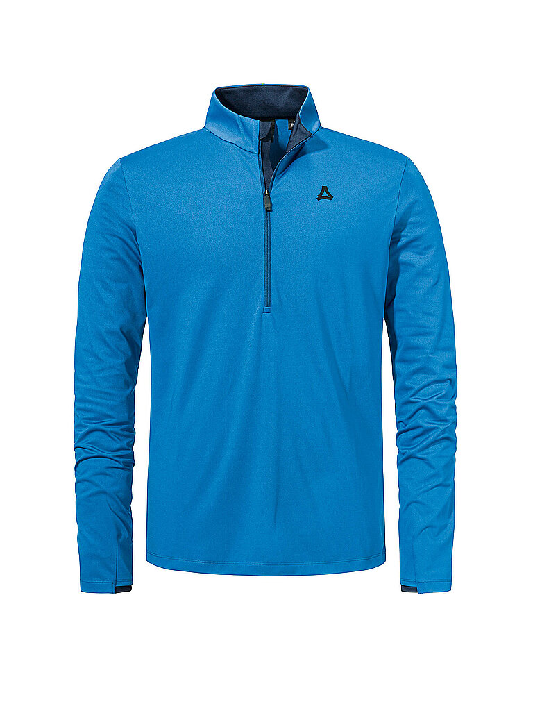 SCHÖFFEL Herren Unterzieh Zipshirt Style Pine blau | 52