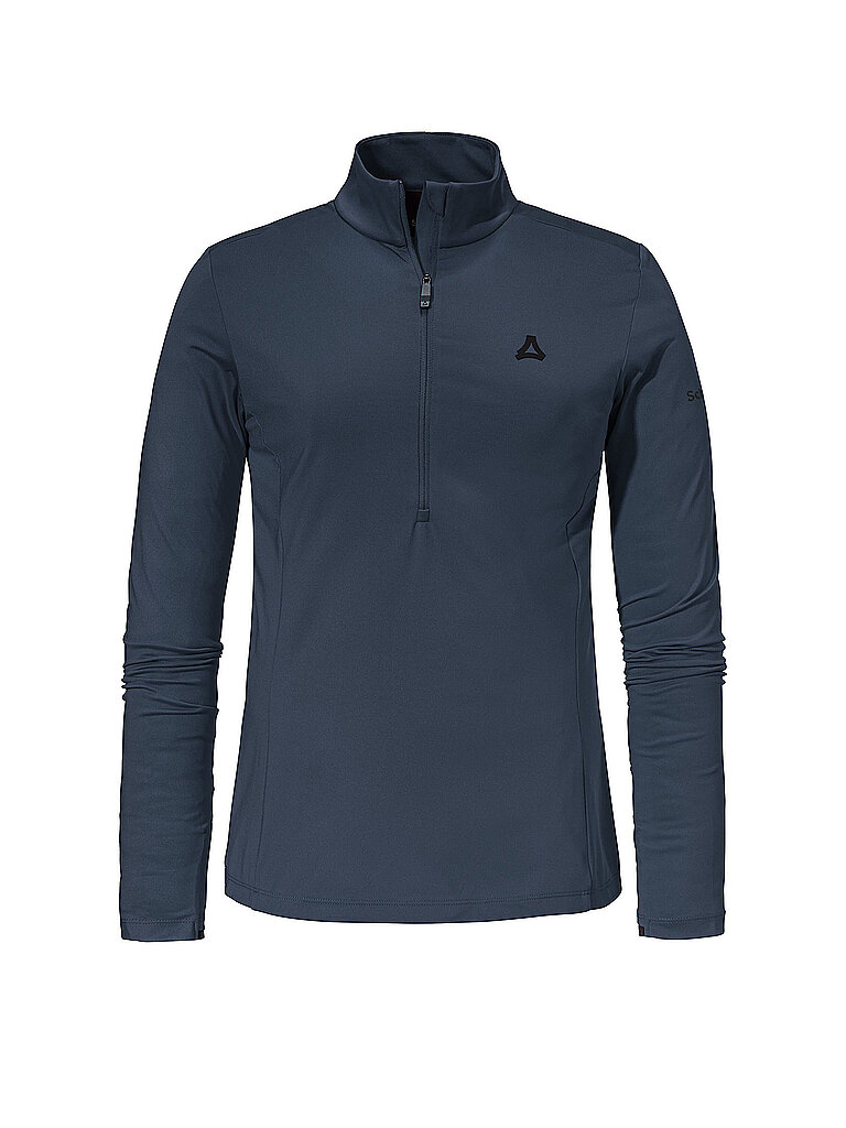 SCHÖFFEL Damen Unterzieh Zipshirt Style Pine dunkelblau | 36