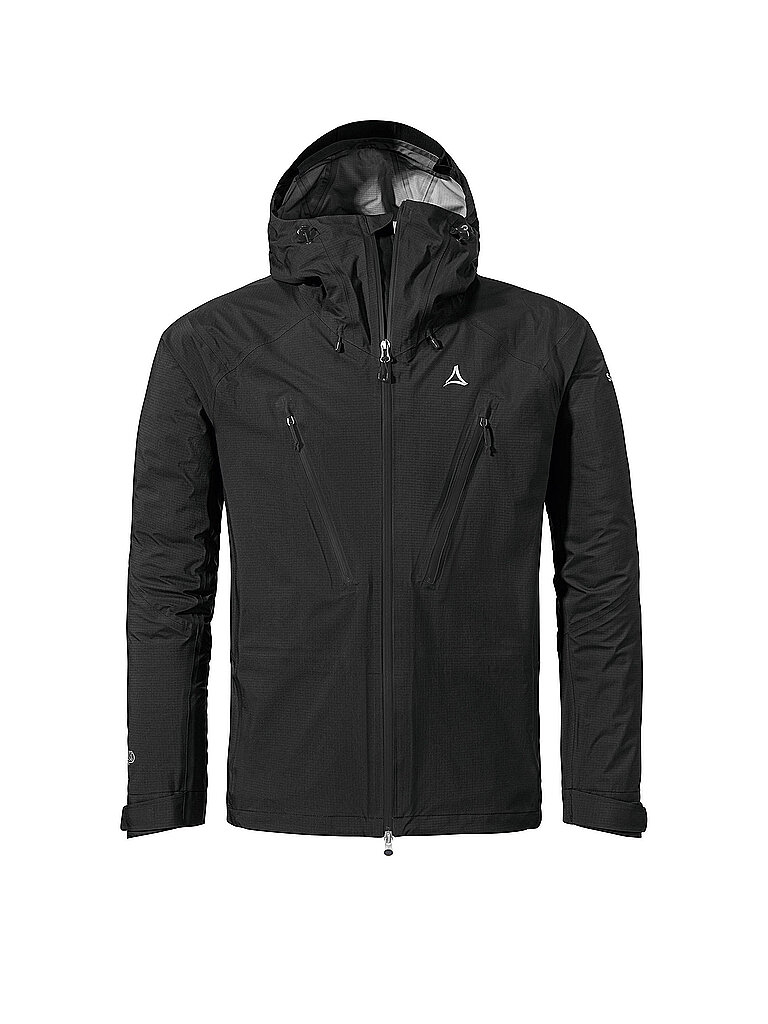 SCHÖFFEL Herren Wanderjacke Style Blaueis 3L Hoodie schwarz | 50