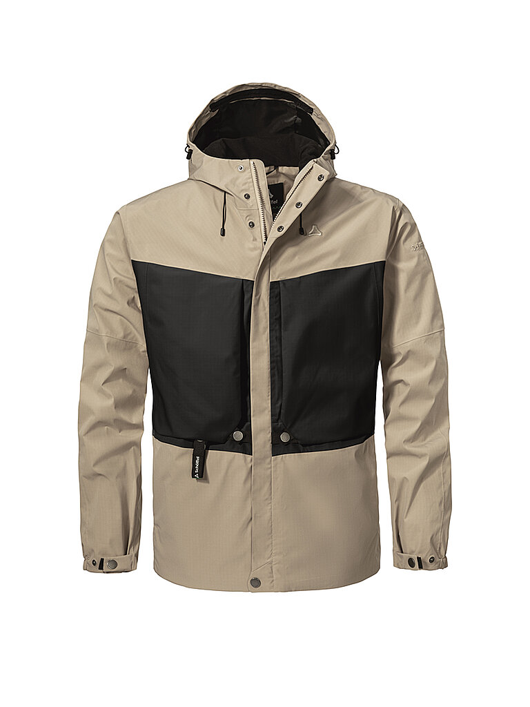 SCHÖFFEL Herren Wanderjacke Style Maghera 2L Hoodie beige | 48