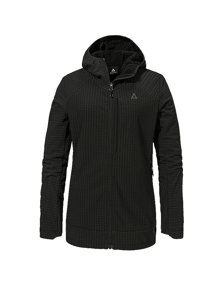 SCHÖFFEL Damen Fleecejacke Style Enixa Hoodie schwarz | 34
