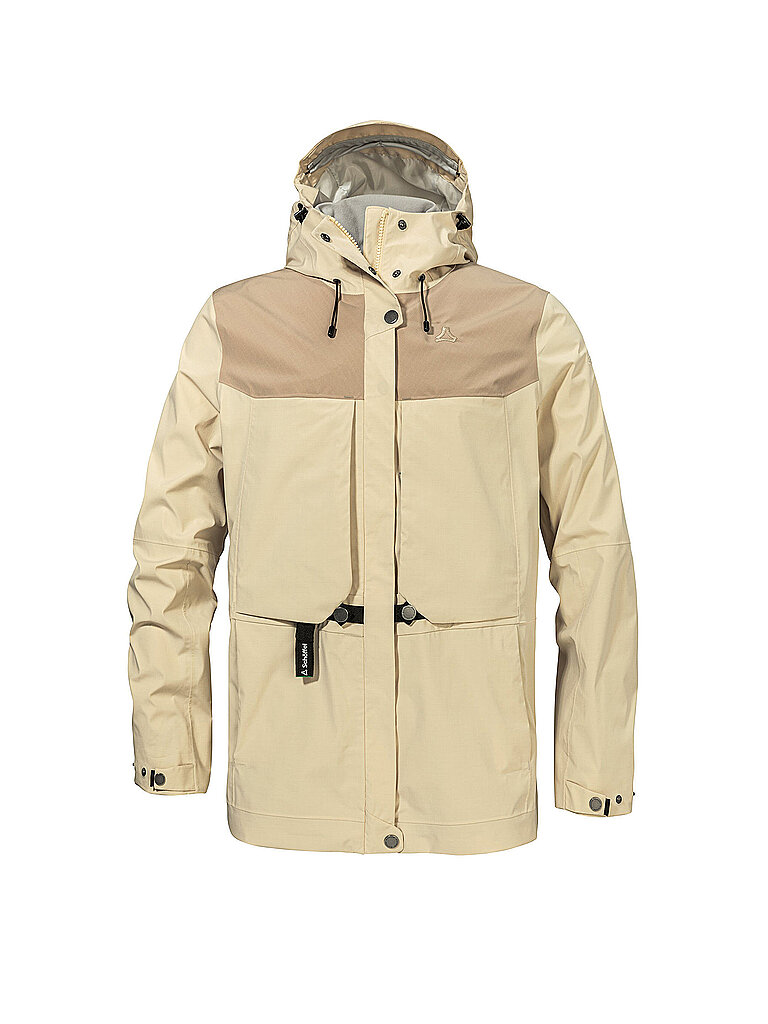 SCHÖFFEL Damen Wanderjacke Style Maghera 2L Hoodie beige | 36