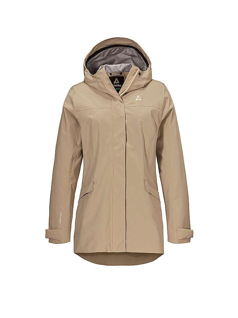 SCHÖFFEL Damen Wanderparka Style Circ 2L Hoodie beige | 42
