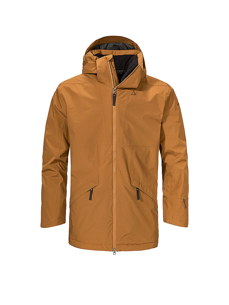 SCHÖFFEL Herren WInterparka Malkay Hoodie senf | 46