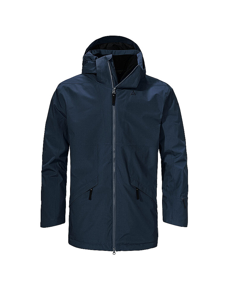 SCHÖFFEL Herren WInterparka Malkay Hoodie dunkelblau | 46