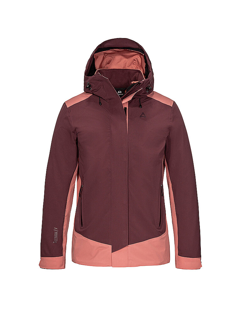 SCHÖFFEL Damen Wanderjacke Style Refoca Dermis 3L 3in1 Hoodie dunkelrot | 38