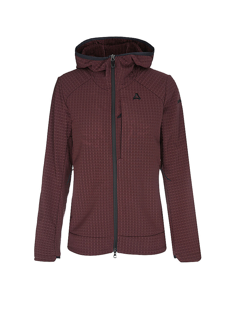 SCHÖFFEL Damen Fleecejacke Style Enixa Hoodie dunkelrot | 40