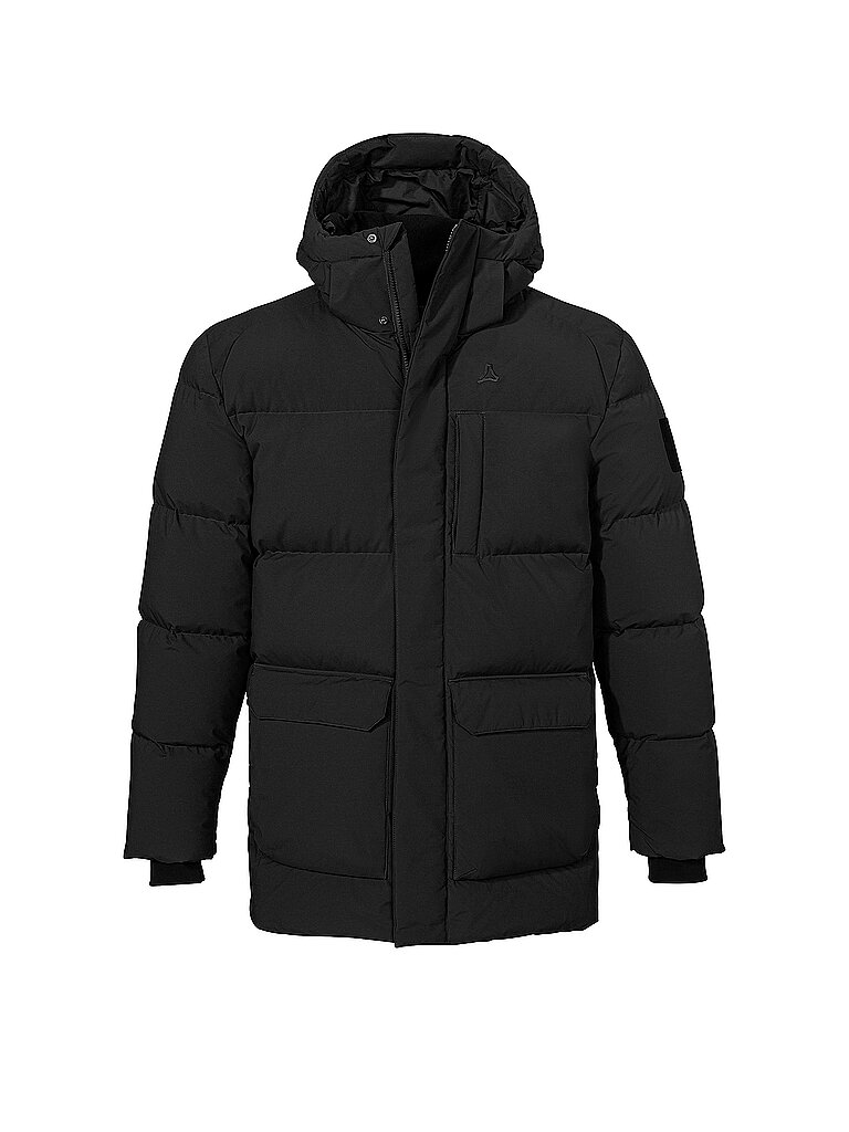 SCHÖFFEL Herren Winterparka Vindave Hoodie schwarz | 50