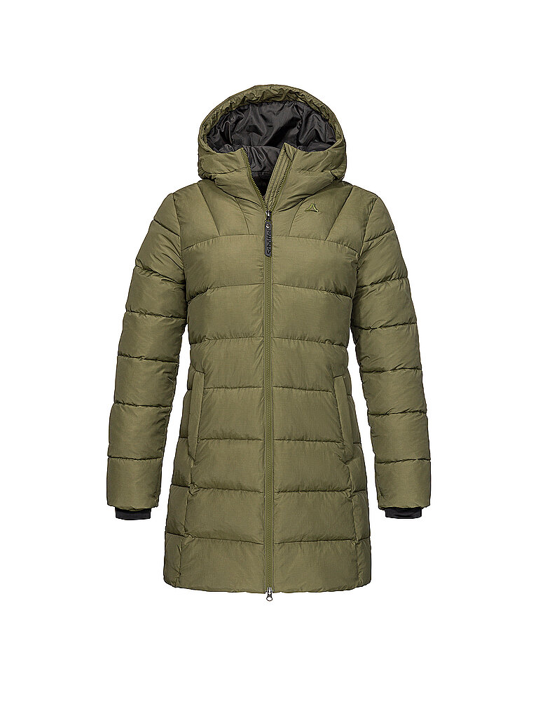 SCHÖFFEL Damen Winterparka Style Boslix Hoodie olive | 40