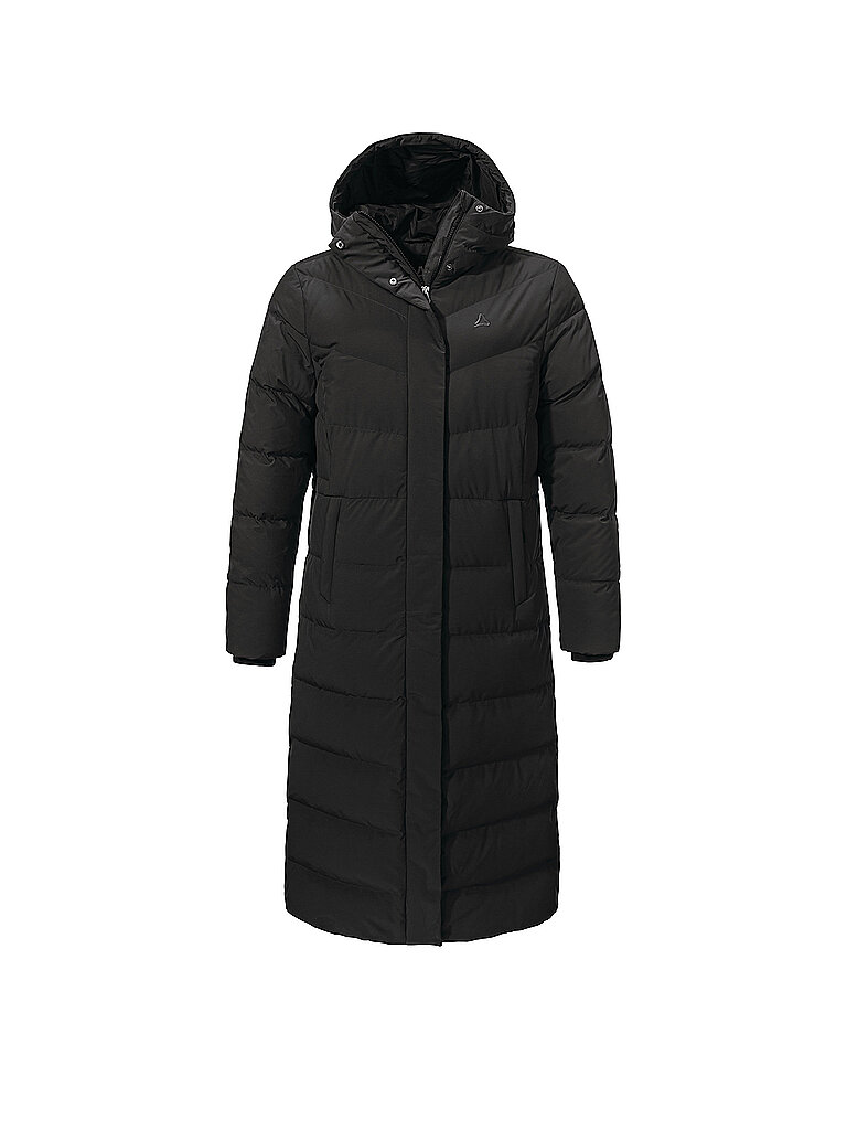 SCHÖFFEL Damen Wintermantel Vindave Down Hoodie schwarz | 44