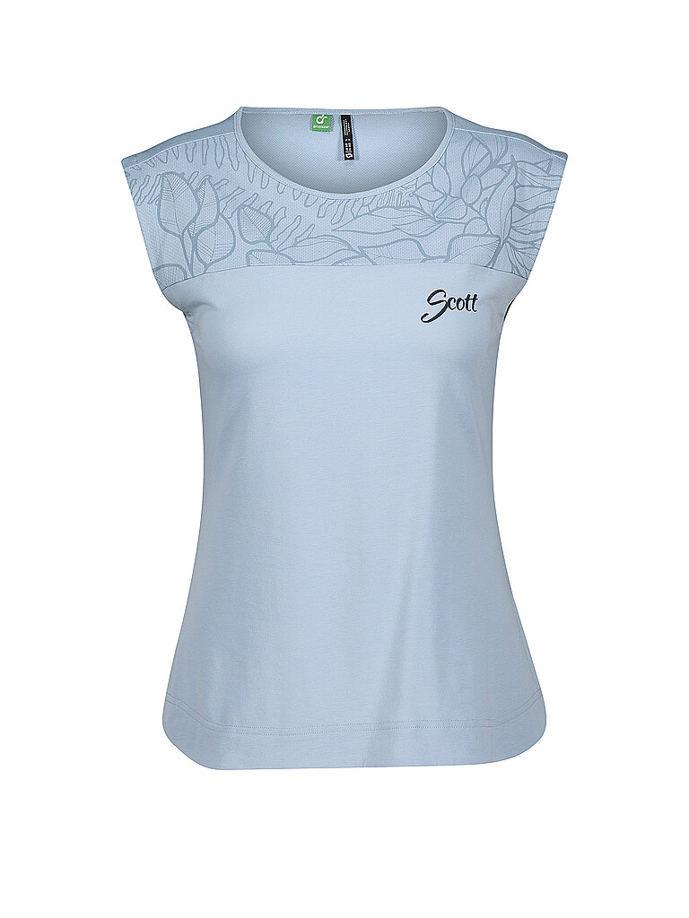 SCOTT Damen Radshirt Trail Flow Dri blau | S