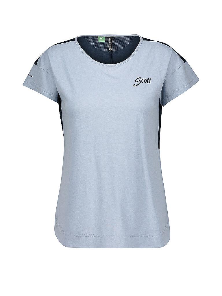 SCOTT Damen Radshirt Trail Flow Dri blau | L