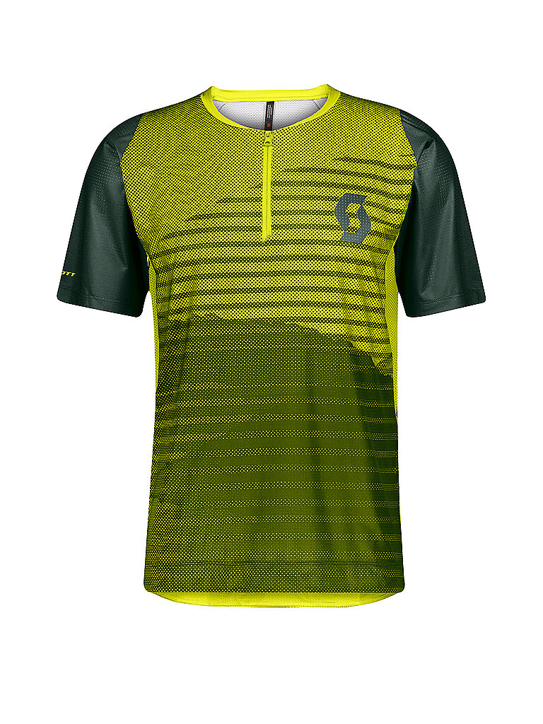 SCOTT Herren Radshirt Trail Vertic Zip grün | S