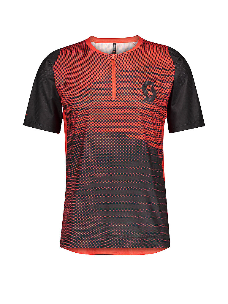 SCOTT Herren Radshirt Trail Vertic Zip rot | S