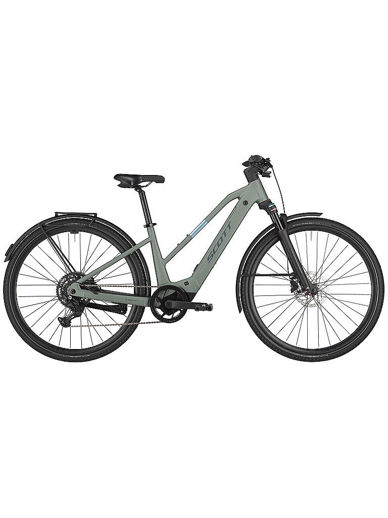 SCOTT Damen E--Urbanbike Passage 30 Slope 29 olive | S