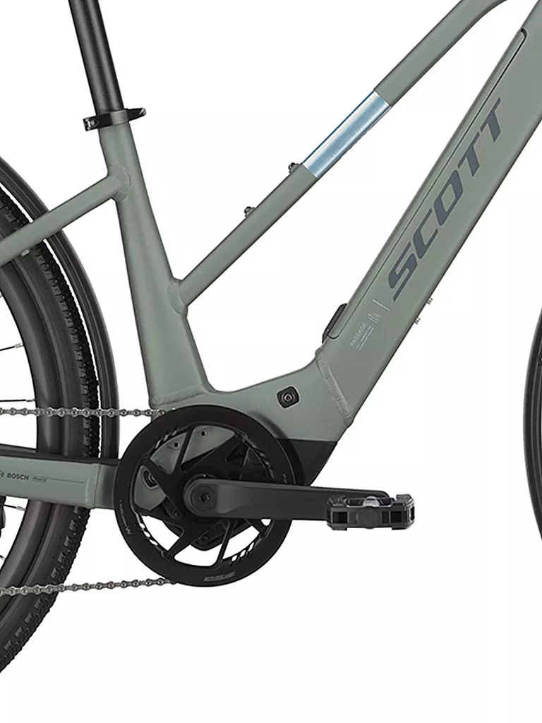 SCOTT | Damen E--Urbanbike Passage 30 Slope 29" | hellblau